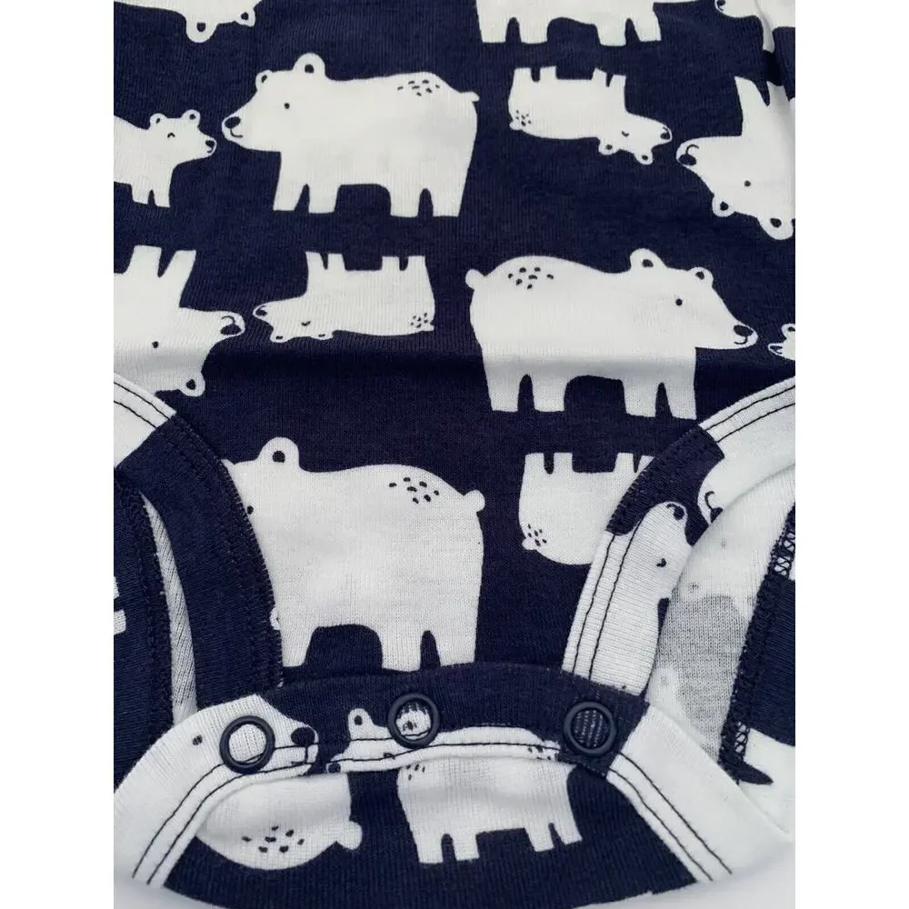 3‎ Months Carter's Bear Stripe Print 3 Piece Infant Set Long Sleeve Pants
